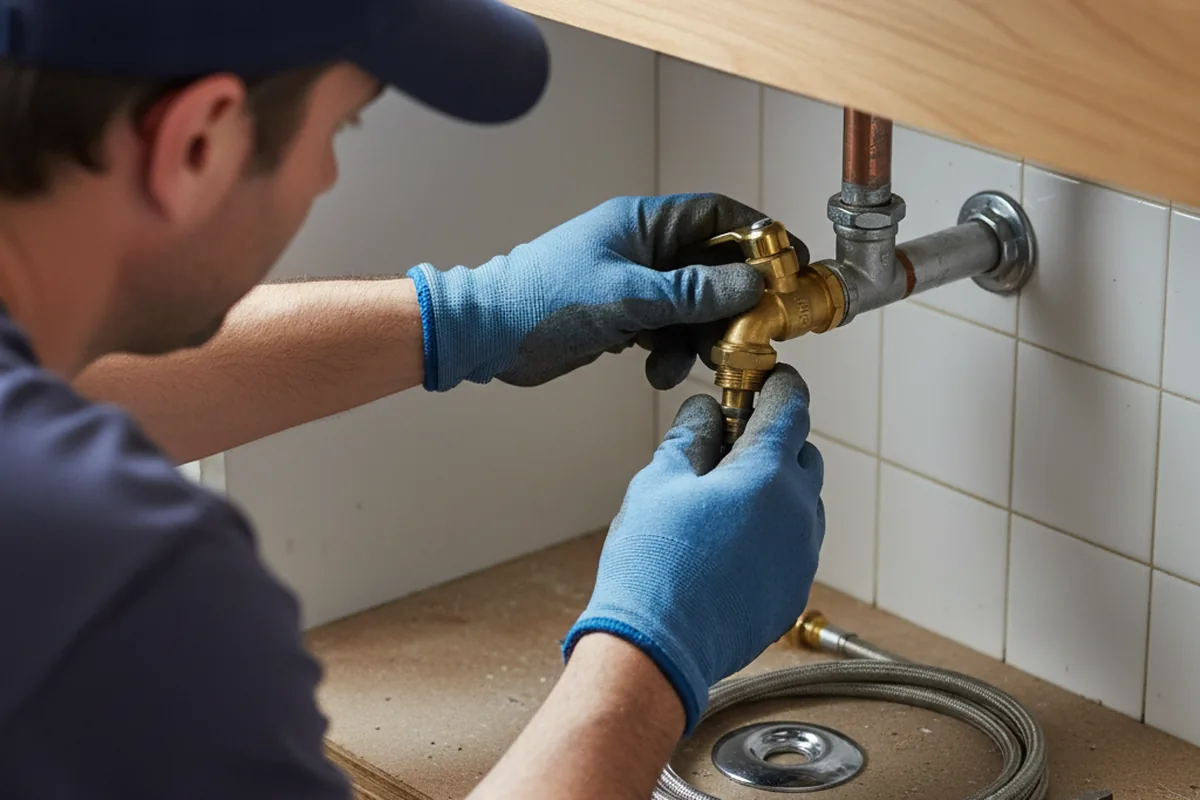 Shutoff valve and fitting work during Repiping in Antioch
